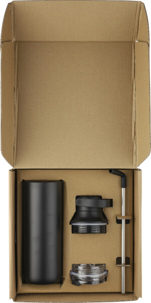 Doppelwandige Edelstahlflasche, 500 ml - Reklamnepredmety