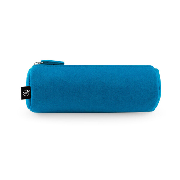 NOMAD. Mehrzwecketui aus recyceltem Filz (100 % rPET) mit Lineal, Bleistiften, Radiergummi und Spitzer
