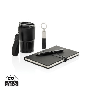 Swiss Peak RCS-zertifiziertes Luxus-Business-Set mit Thermosbecher - Reklamnepredmety