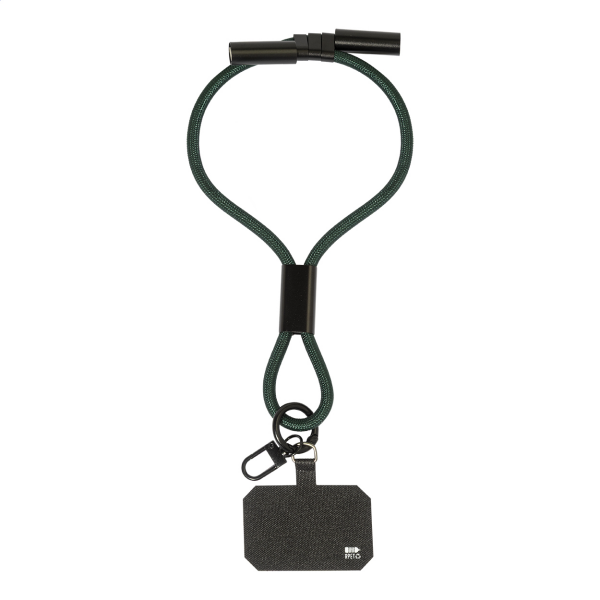 CuffCharge 60W RPET-Kabel mit Handy-Armband