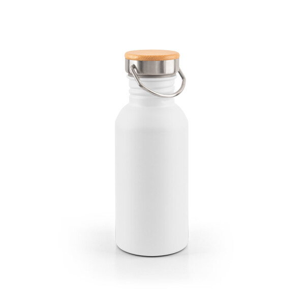 EWING. Edelstahlflasche (90 % recycelt) mit einwandiger Ausführung, 580 ml