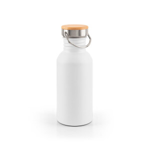 EWING. Edelstahlflasche (90 % recycelt) mit einwandiger Ausführung, 580 ml - Reklamnepredmety