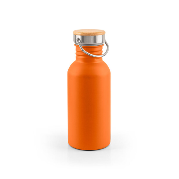 EWING. Edelstahlflasche (90 % recycelt) mit einwandiger Ausführung, 580 ml