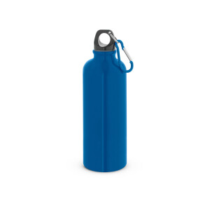 KELCE. Edelstahlflasche mit einwandiger Ausführung und Karabiner, 550 ml - Reklamnepredmety