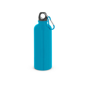 KELCE. Edelstahlflasche mit einwandiger Ausführung und Karabiner, 550 ml - Reklamnepredmety