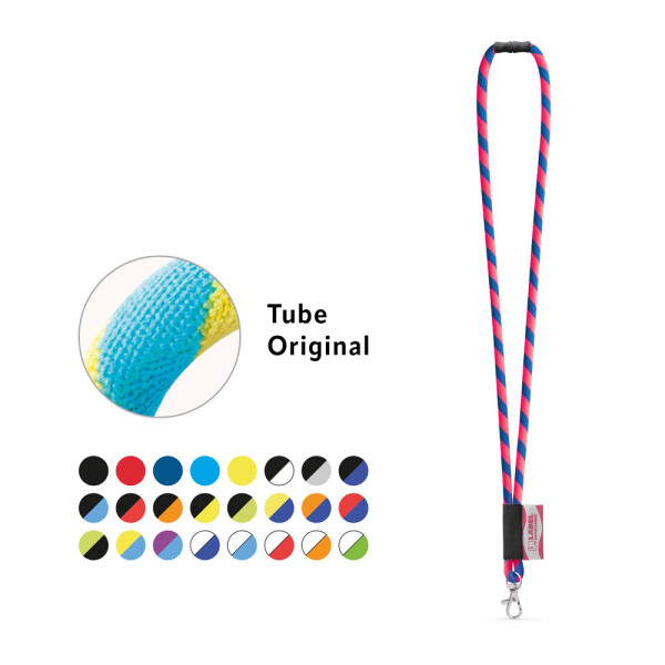 WISBECH. Lanyard aus Polyamid,  ø7 x 470 mm
