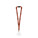 CARLISLE. Lanyard aus Polyester mit Karabiner, Schicherheitsverschluss und unflexiblem Kartenhalter, geeignet für Sublimation