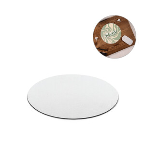 BLAIR ROUND. Rundes Mauspad mit Gummibasis - Reklamnepredmety