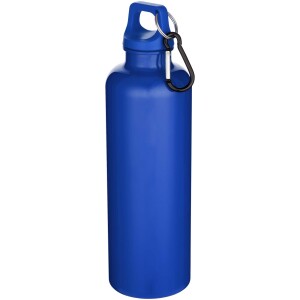Oregon 750 ml einfarbige RS-zertifizierte Wasserflasche aus recyceltem Kunststoff mit Karabinerhaken - Reklamnepredmety