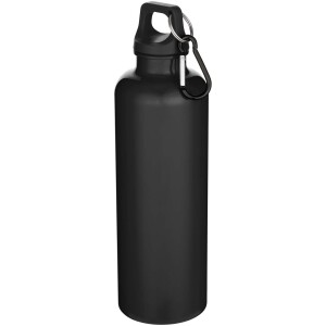 Oregon 750 ml einfarbige RS-zertifizierte Wasserflasche aus recyceltem Kunststoff mit Karabinerhaken - Reklamnepredmety