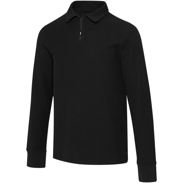 Zeus Langarm Poloshirt Unisex mit Reißverschluss