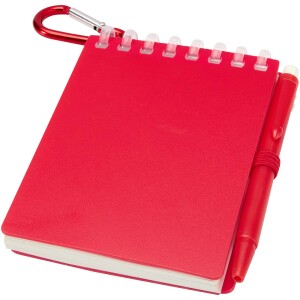 Lig Mini Recyceltes Outdoor-Softcover Notizbuch und Kugelschreiber Set (schwarze Mine) - Reklamnepredmety
