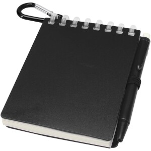 Lig Mini Recyceltes Outdoor-Softcover Notizbuch und Kugelschreiber Set (schwarze Mine) - Reklamnepredmety