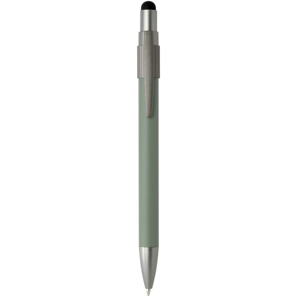 Rill RCS recycelter Kugelschreiber mit Stylus und Fidget Spinner (blaue Mine)