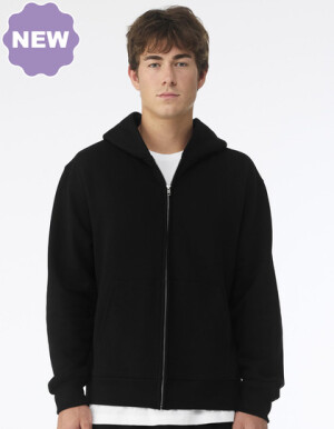 Unisex-Kapuzenjacke mit durchgehendem Reißverschluss - Reklamnepredmety