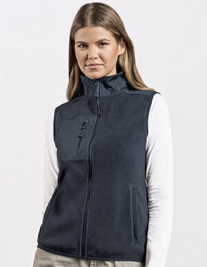 Damen-Fleeceweste aus Canvas - Reklamnepredmety