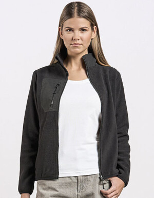 Damen-Fleecejacke aus Canvas - Reklamnepredmety