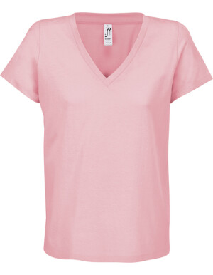 Damen-T-Shirt mit V-Ausschnitt Regent - Reklamnepredmety