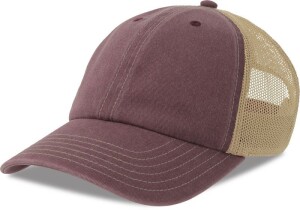 6 Panel Vintage Trucker Kappe Teon - Reklamnepredmety