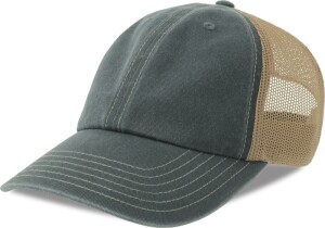 6 Panel Vintage Trucker Kappe Teon - Reklamnepredmety