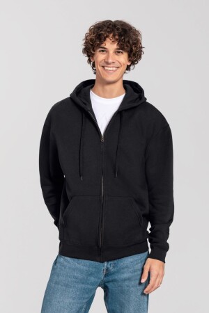 Schwere Kapuzen Sweatjacke - Iconic Premium Hooded Sweat Jacket - Reklamnepredmety