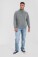 Schwerer Sweater mit 1/4 Zip - Iconic Premium Zip Neck Sweat - pr-162288-f-o-l-iconic-premium-zip-neck-sweat-athletic-heather-front-35ca36c9-babb-48ba-95b5-61e6c7e1af96-web - variant 