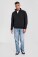 Schwerer Sweater mit 1/4 Zip - Iconic Premium Zip Neck Sweat - pr-162288-f-o-l-iconic-premium-zip-neck-sweat-black-front-f78b4524-4cfe-40be-85c7-c2e44fa5f616-web - variant 