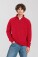 Schwerer Sweater mit 1/4 Zip - Iconic Premium Zip Neck Sweat - pr-162288-f-o-l-iconic-premium-zip-neck-sweat-red-front-c2cdf0aa-90d3-4b72-b573-04c476e1acbb-web - variant 