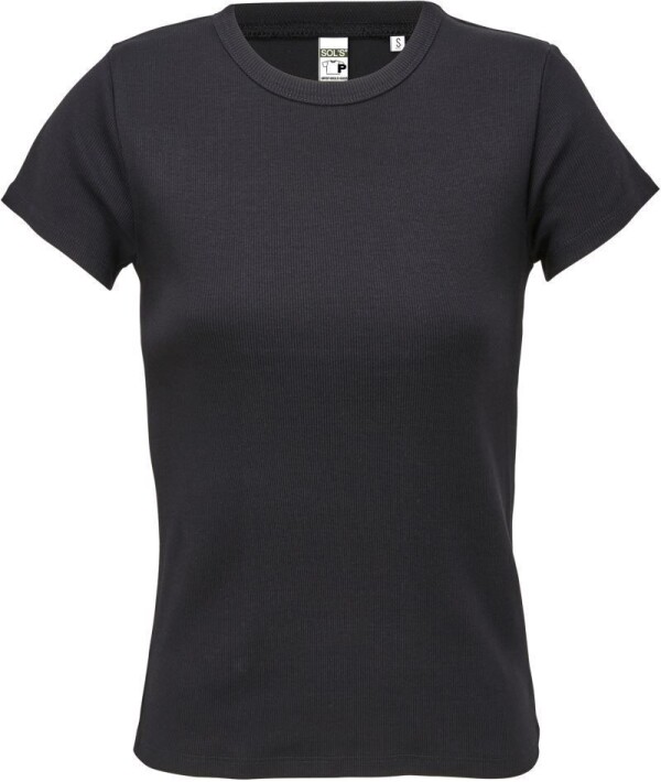 Damen Ripp T-Shirt Sara