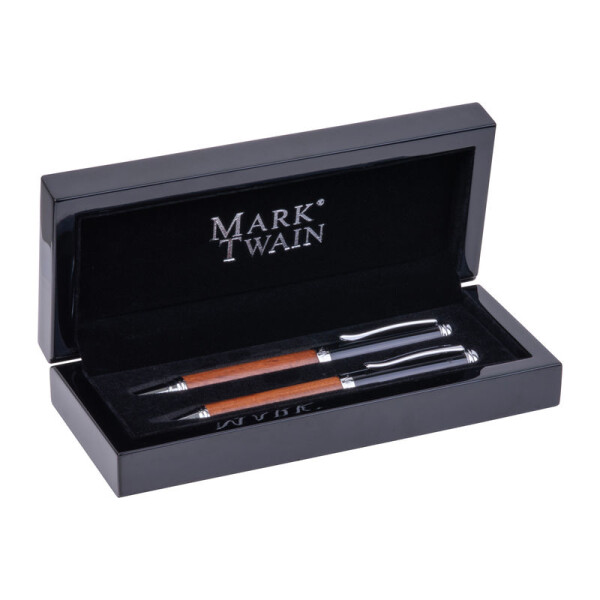 Mark Twain Holzfeder-Set