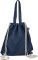 Rucksack aus recyceltem Denim mit Kordelzug