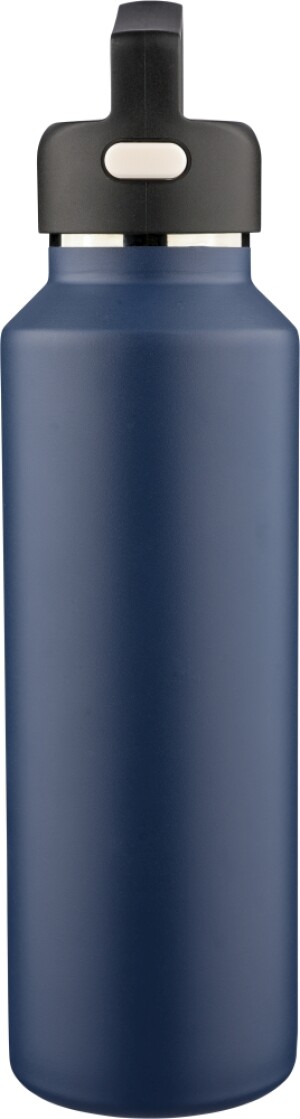 Doppelwandige Flasche aus recyceltem Edelstahl, 600 ml - Reklamnepredmety
