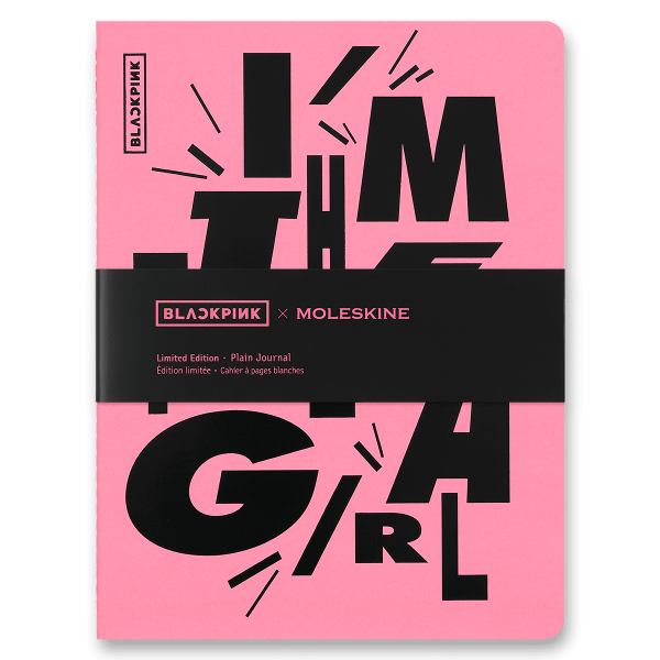 Zošity Moleskine Cahier Blackpink - S, čisté, 4 ks