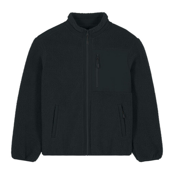 Brooker Unisex-Sherpa-Jacke in lockerer Passform