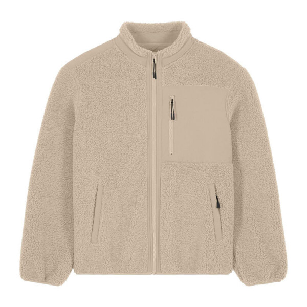 Brooker Unisex-Sherpa-Jacke in lockerer Passform