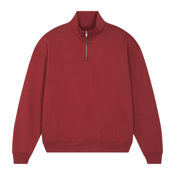 Miller Dry Unisex-Sweatshirt mit kastenförmigem Viertelreißverschluss