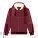 Hygger Sherpa Unisex-Kapuzenpullover mit Reißverschluss und Futter, Sherpa-Fleece, Reißverschluss und Kapuze - stsu956-burgundy_packshot_main_front - variant Eg STSU956C2441L