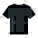 Stella Ella Damen-T-Shirt mit taillierter Passform - sttw174-black_packshot_main_front - variant Eg STTW174C0021L