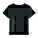 Stella Isla Damen-T-Shirt mit V-Ausschnitt - sttw176-black_packshot_main_front - variant Eg STTW176C0021L