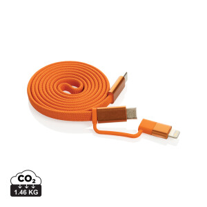 Arc ultradünnes 60W 2-in-1 Magnetkabel - Reklamnepredmety