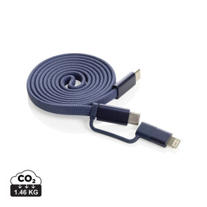 Arc ultradünnes 60W 2-in-1 Magnetkabel - Reklamnepredmety