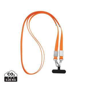 Nivo Crossbody-Handyband aus RCS recyceltem PET - Reklamnepredmety
