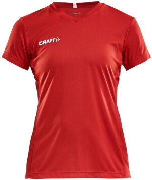 Damen V-Ausschnitt Sport Shirt Squad Go Jersey Solid W - Reklamnepredmety
