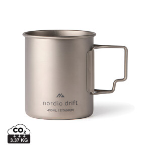 Nordic Drift Trail Ultraleichter Titanbecher 450 ml - Reklamnepredmety