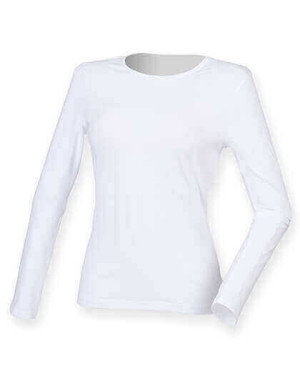 SF124 Ladies Feel Good Long Sleeved Stretch T - Reklamnepredmety