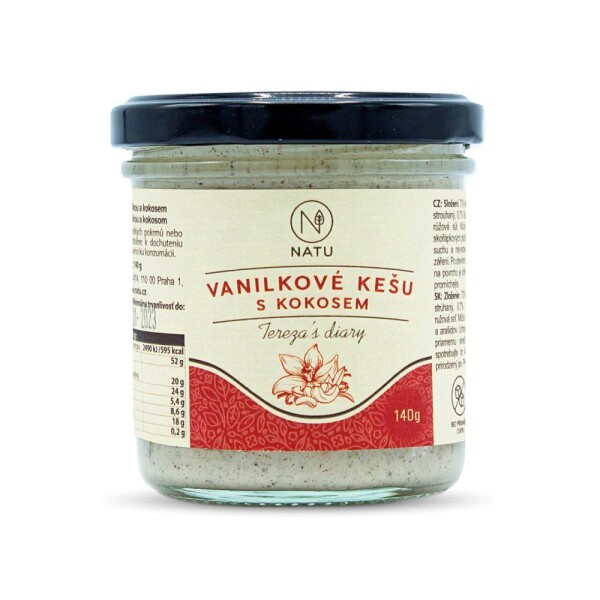 Vanille-Cashews mit Kokosnuss 140 g