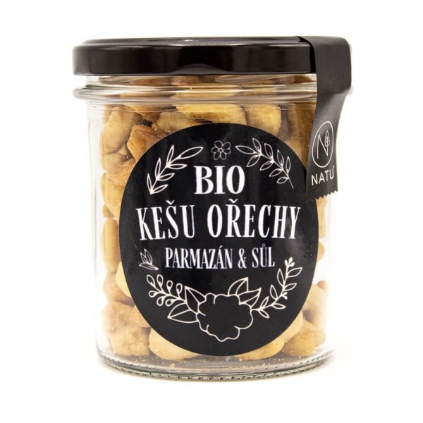 Cashewnüsse mit Parmesan und Fleur de Sel BIO 160 g