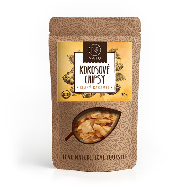 Kokoschips gesalzenes Karamell BIO 70 g