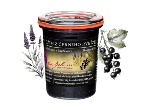 Schwarze Johannisbeermarmelade mit Lavendel aus Bezděkov, 175 g - Reklamnepredmety