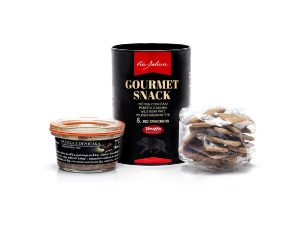 Gourmet-Snack – Wildschweinpastete & Bio-Cracker